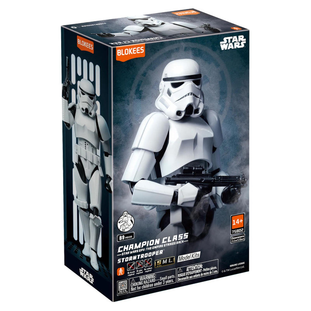 Blokees Star Wars Champion Class Stormtrooper 89 Piece Model Kit - Radar Toys