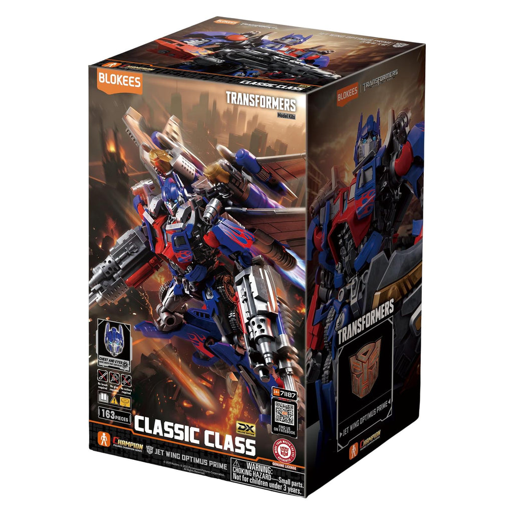 Blokees Transformers Classic Class Jet Wing Optimus Prime 163 Piece Model Kit