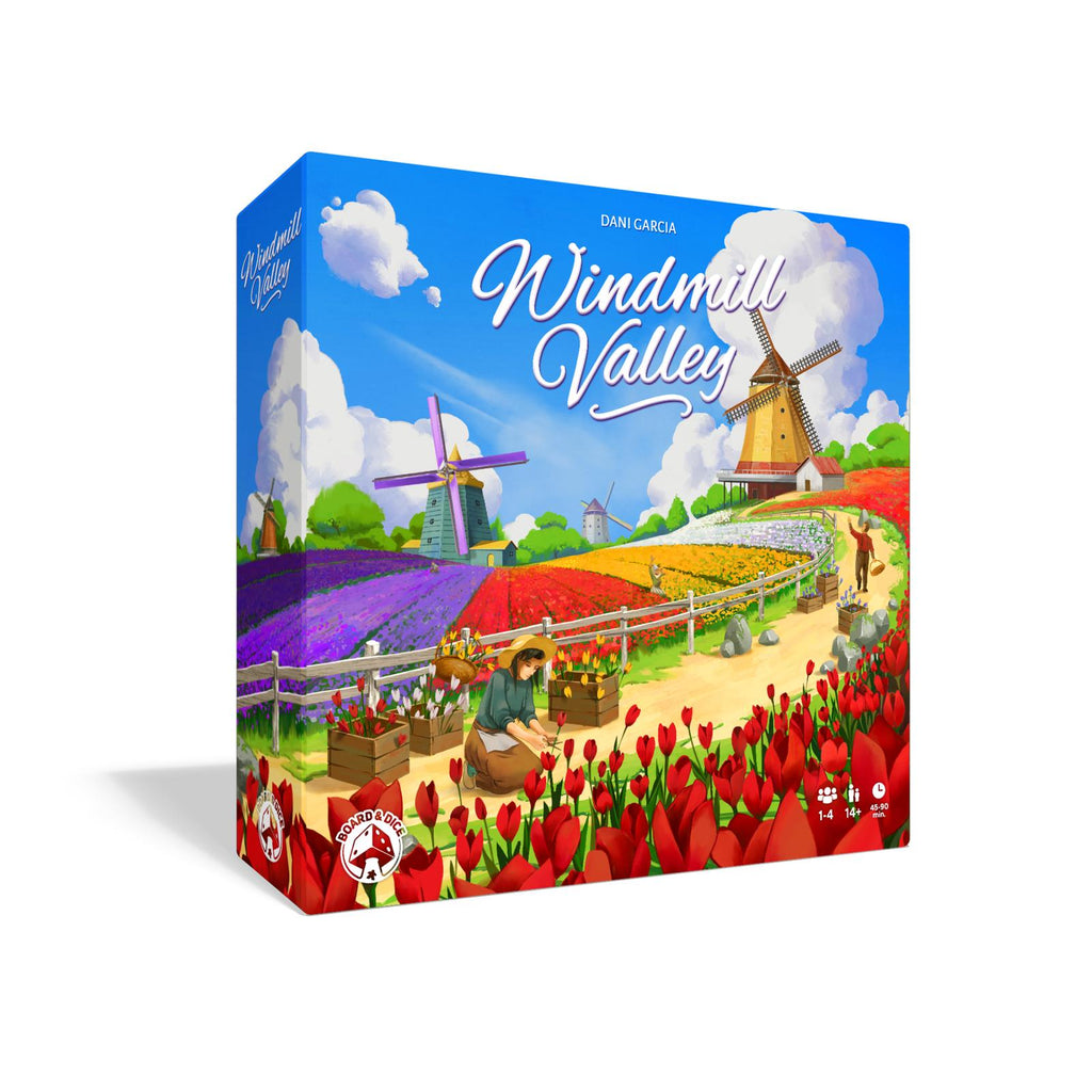 Board And Dice Windmill Valley Board Game