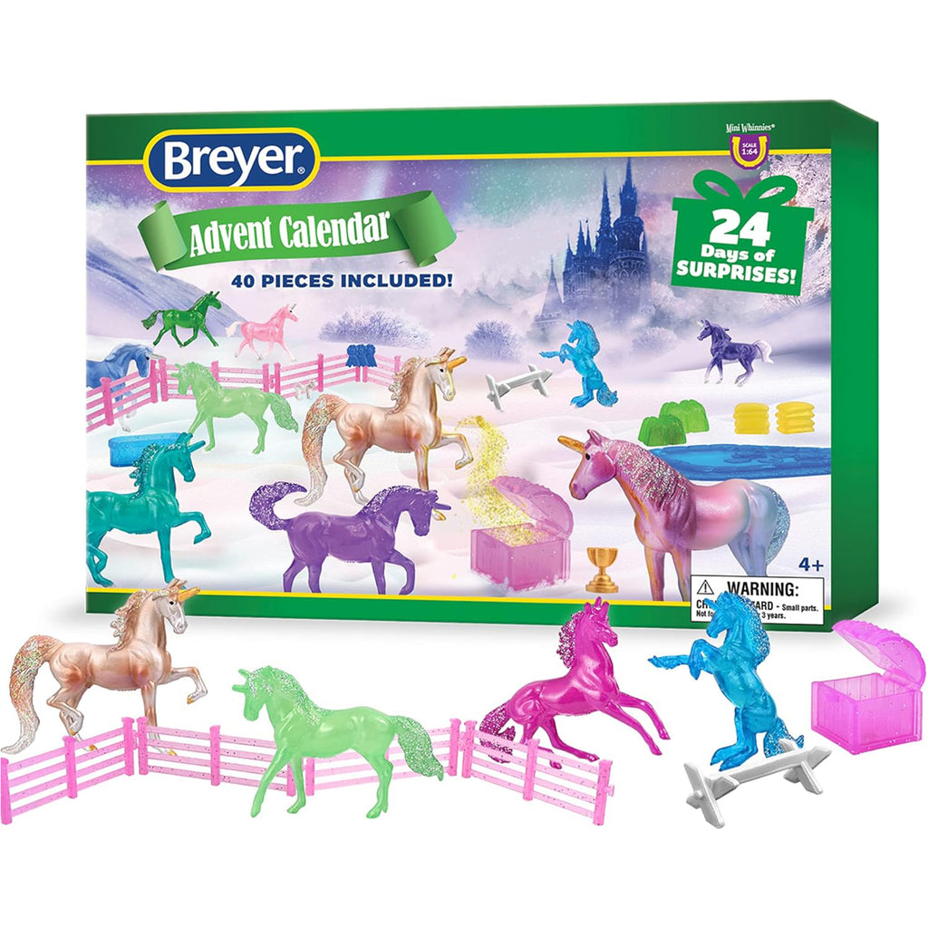 Breyer Unicorn Magic Advent Calendar 40 Piece Set - Radar Toys