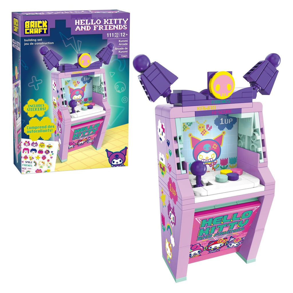 Brickcraft Hello Kitty Kuromi Arcade Building Set