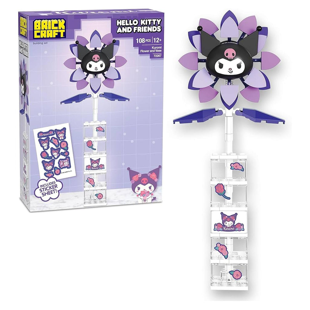 Brickcraft Hello Kitty Kuromi Flower Building Set