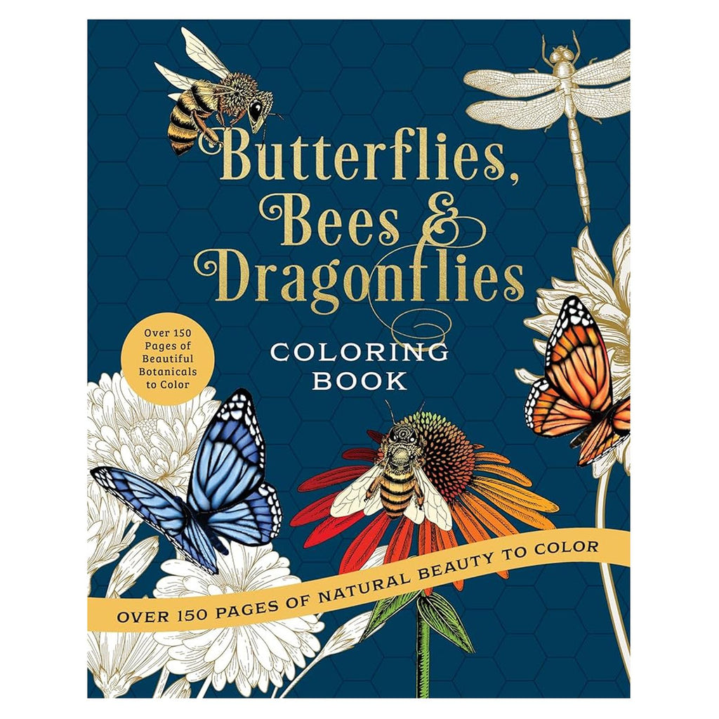 Butterflies Bees And Dragons Coloring Book