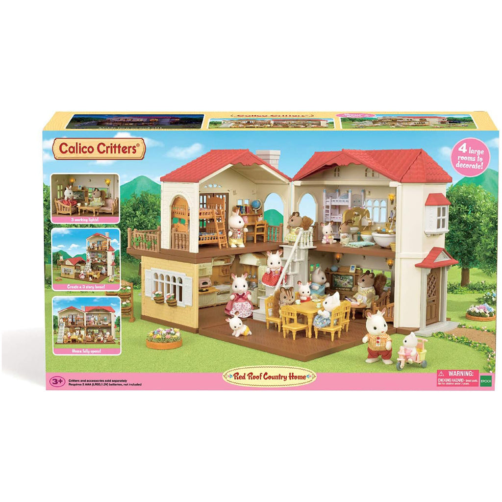 Calico Critter Red Roof Country Home Set