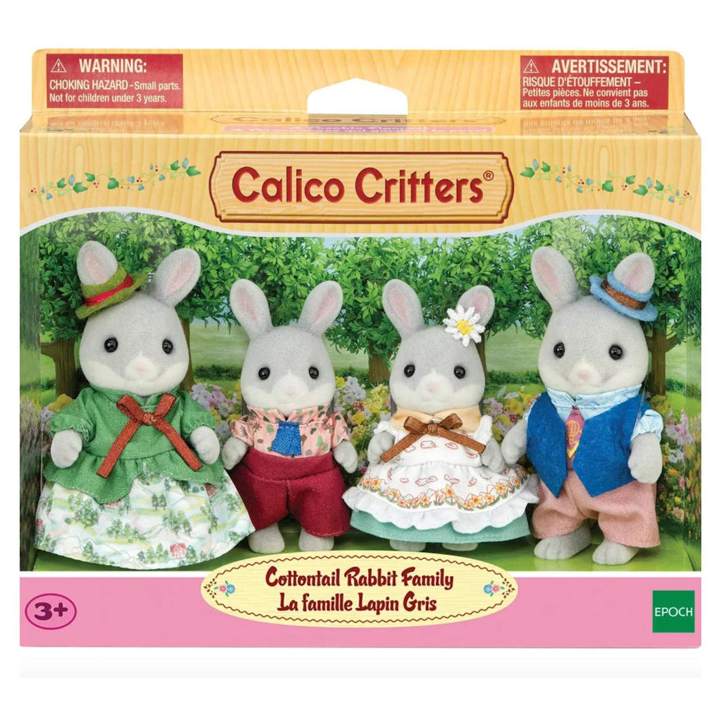 Calico Critters Cottontail Rabbit Family Figure Set CC2285