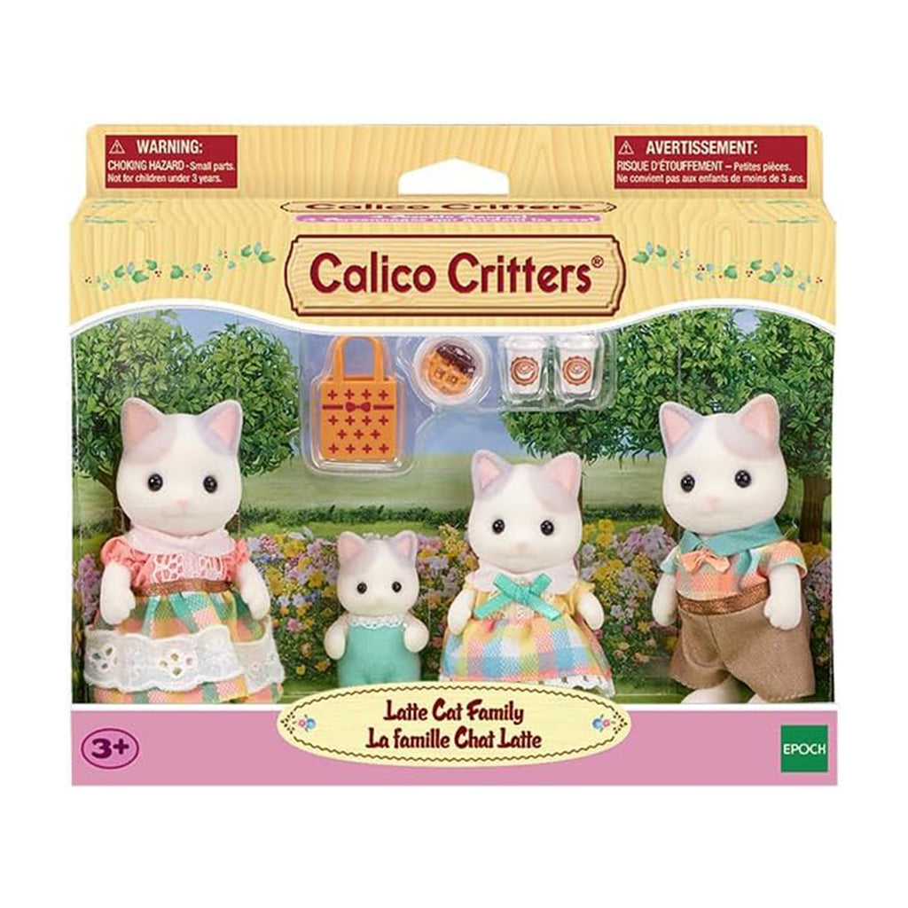 Calico Critters Latte Cat Family Figure Set CC2161 - Radar Toys