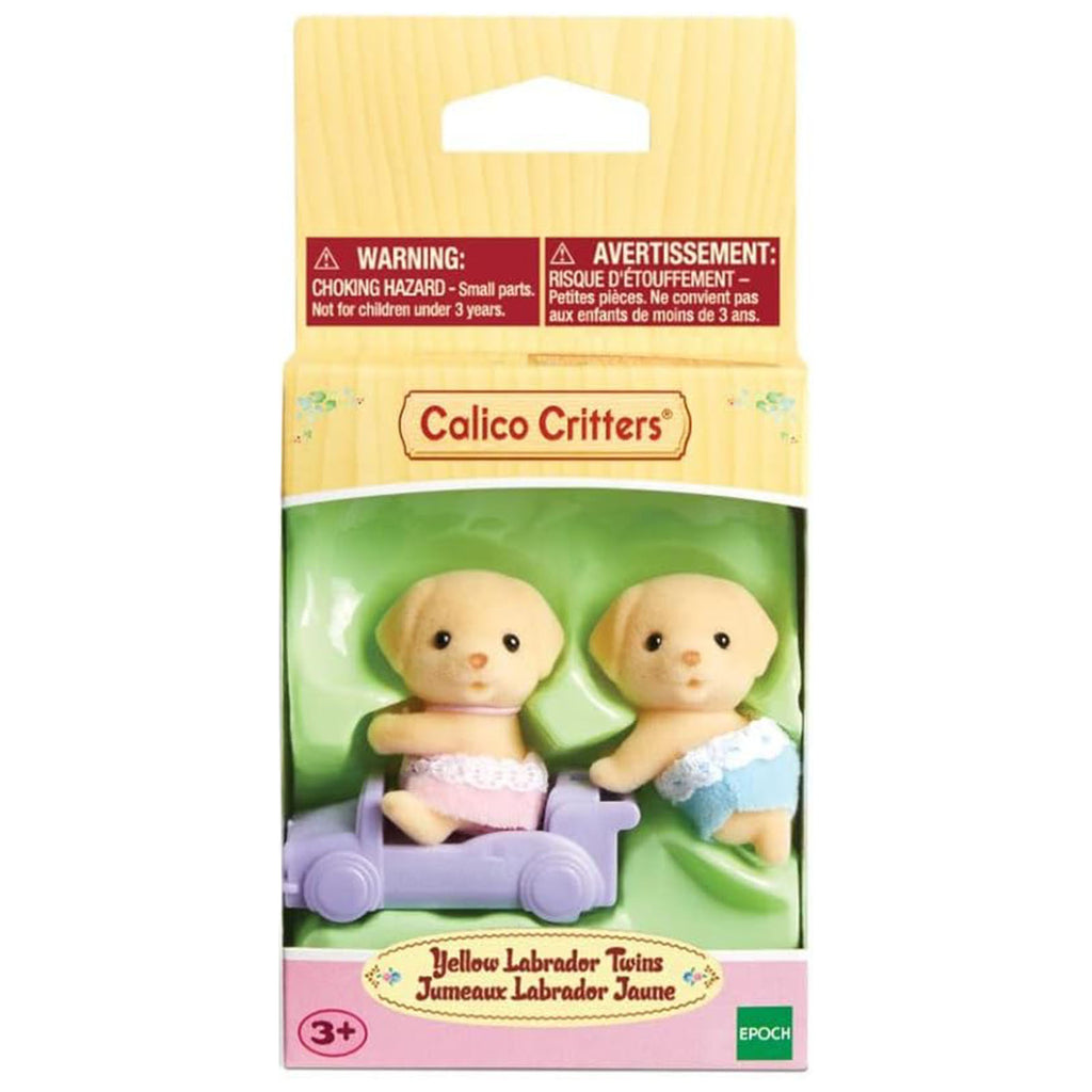 Calico Critters Yellow Labrador Twins Figure Set - Radar Toys