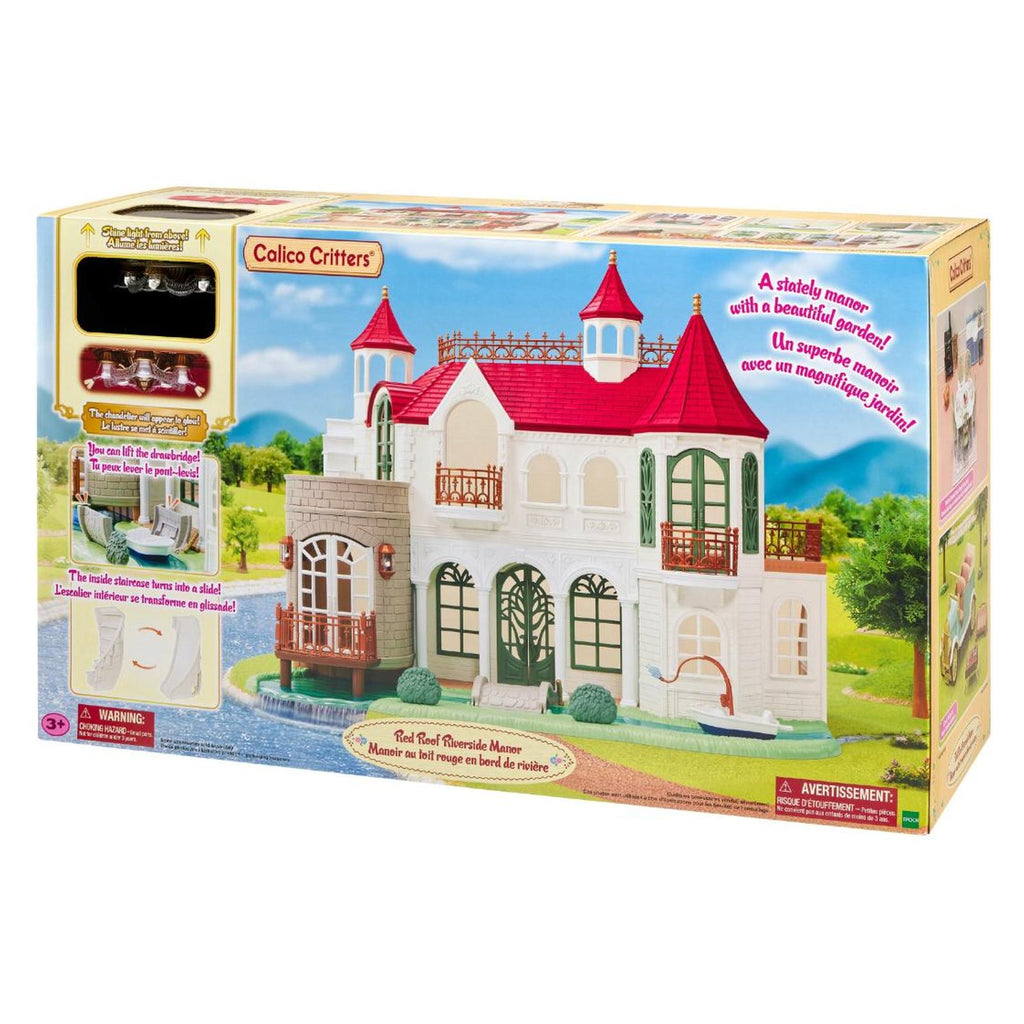 Calico Critters Red Roof Riverside Manor Doll House CC2333
