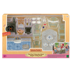 Calico Critters Red Roof Riverside Manor Elegant Dining Room Set CC2334 - Radar Toys