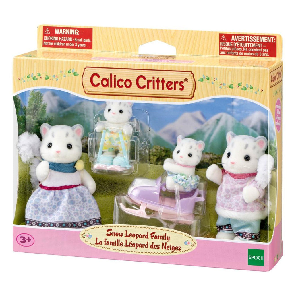 Calico Critters Snow Leopard Family Figure Set CC2322