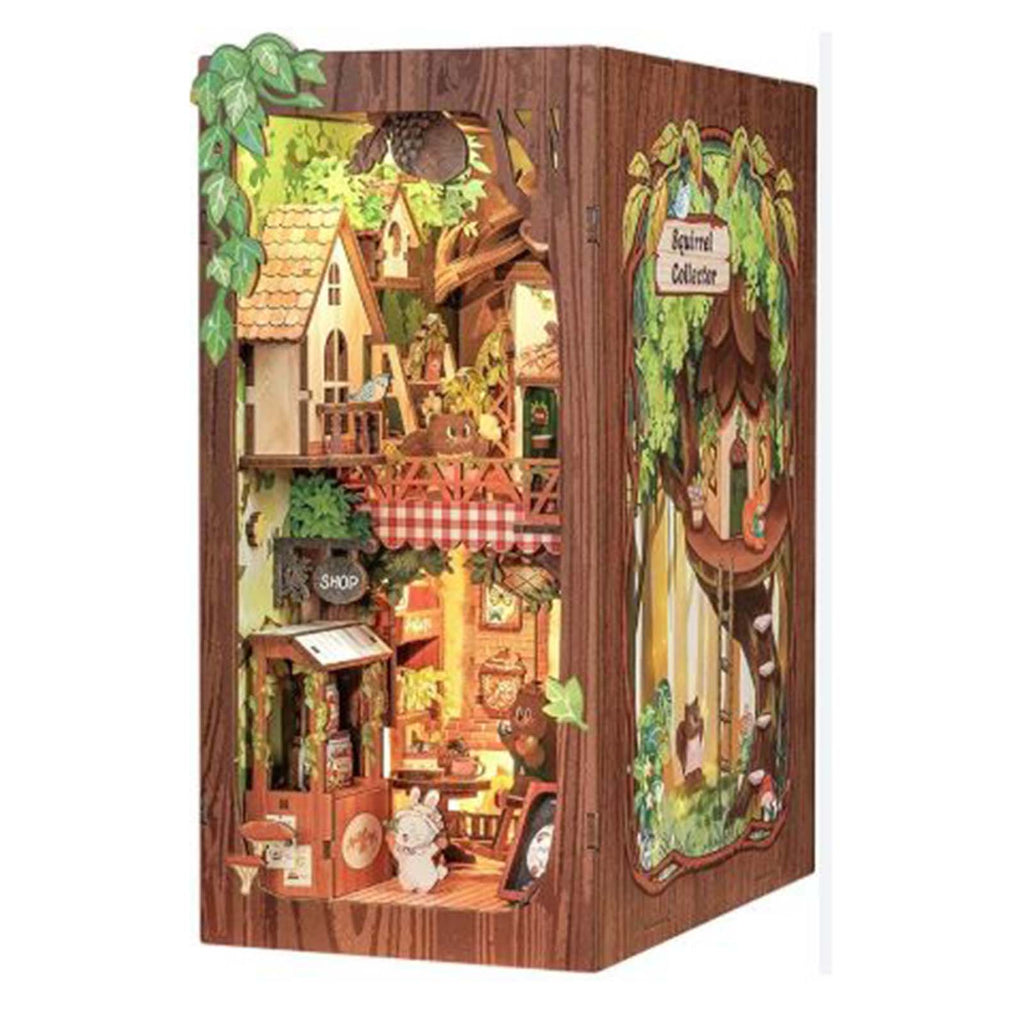 CuteBee Squirrel Collector DIY Book Nook Kit