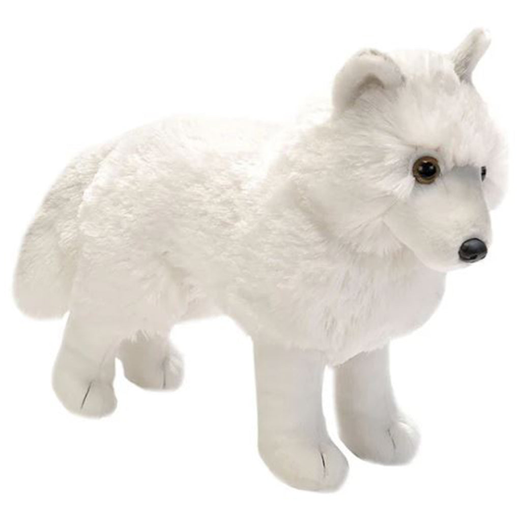 Wild Republic Cuddlekins Arctic Wolf Standing 12 Inch Plush Figure - Radar Toys