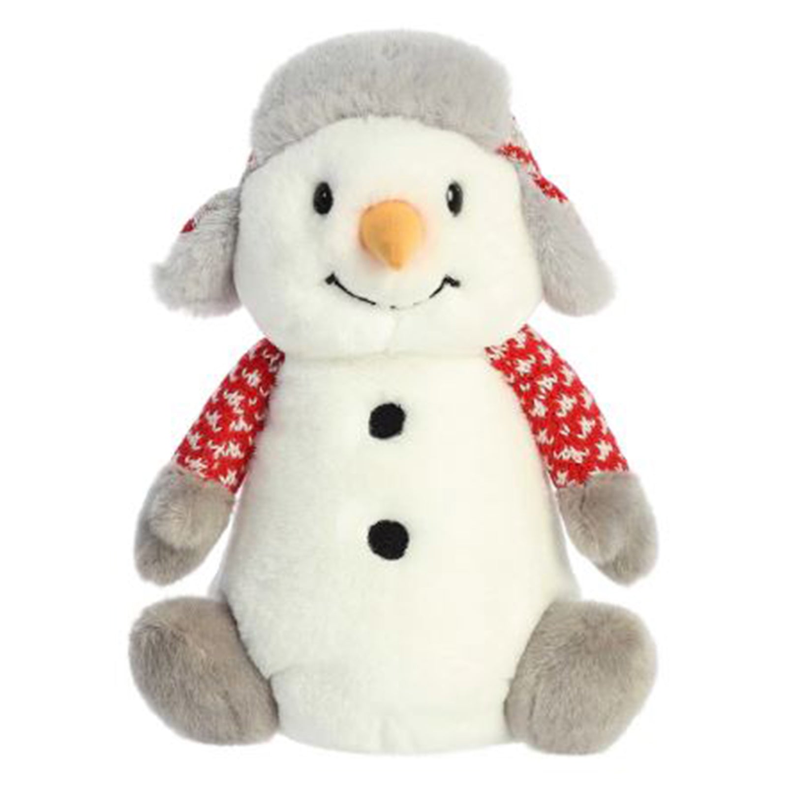 Aurora Aspen Snowman With Hat 10 Inch Plush Figure| Radar Toys