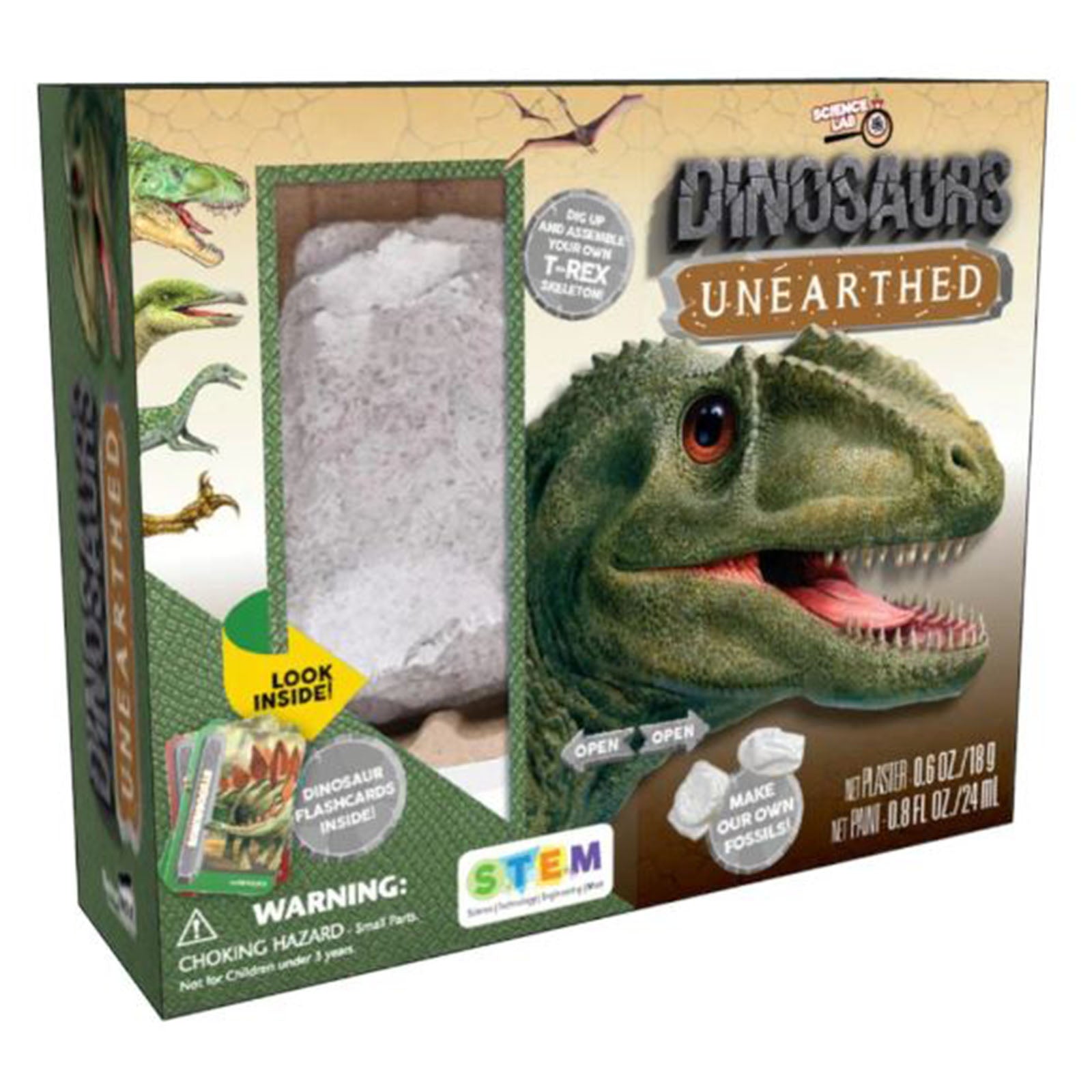 Dinosaur Box Science Spice Box Science Lab Dinosaurs Unearthed Set | Radar Toys