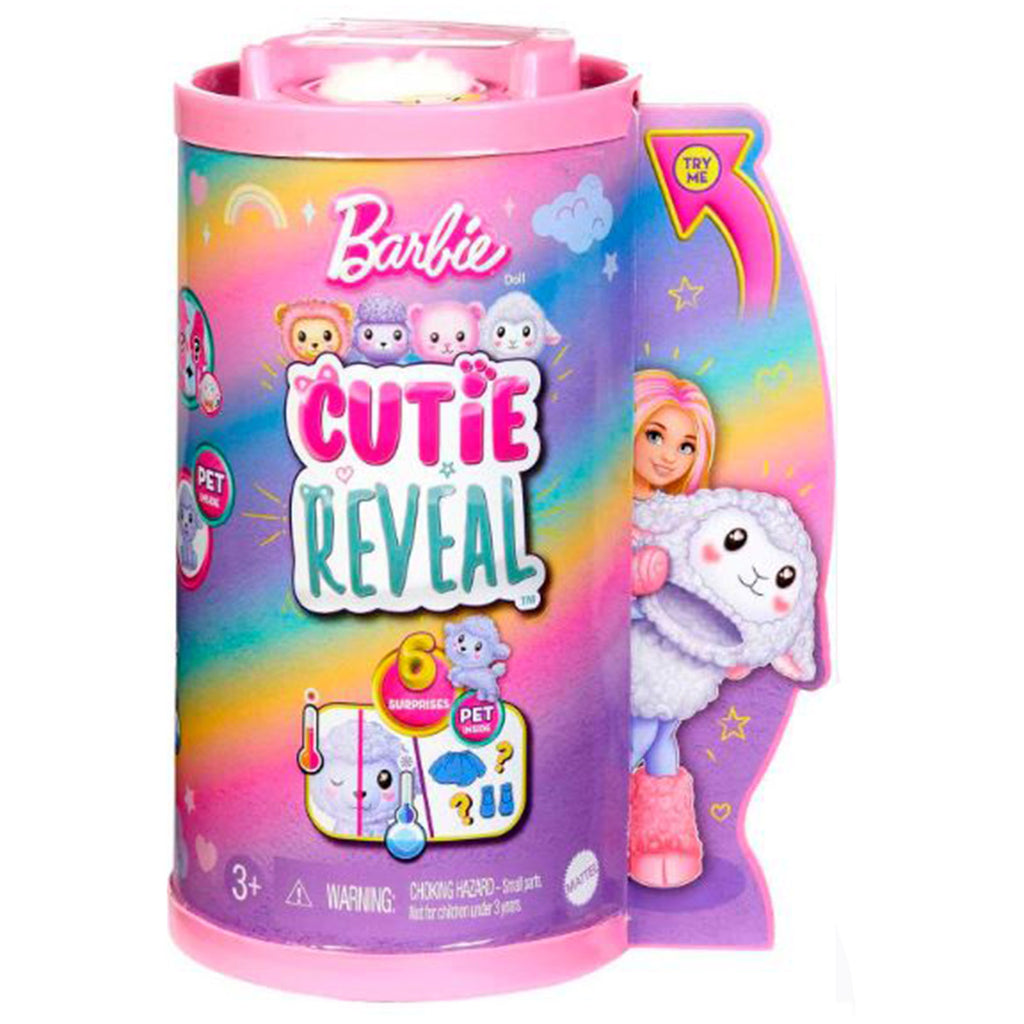 Mattel Barbie Cutie Reveal Lamb Plush Costume Doll Set