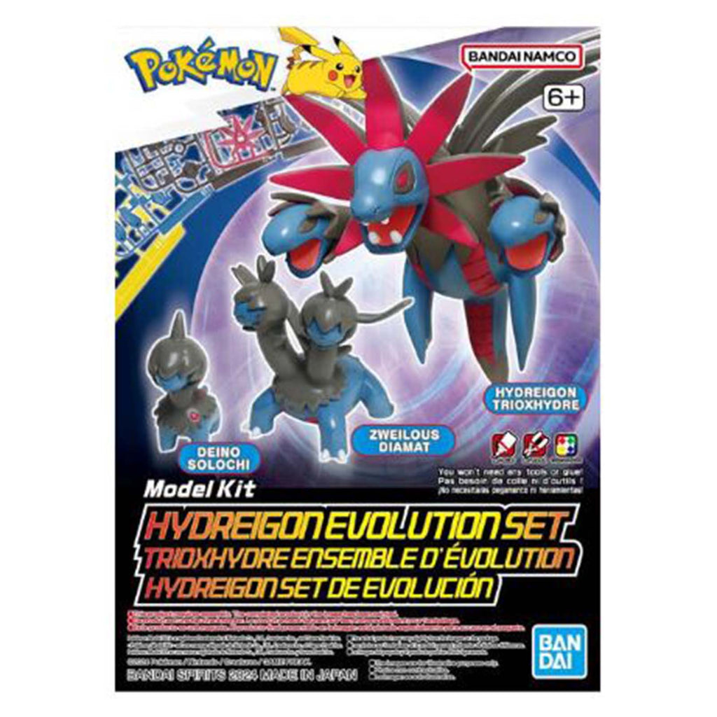 Bandai Pokemon Hydreigon Evolution Set Hobby Model Kit