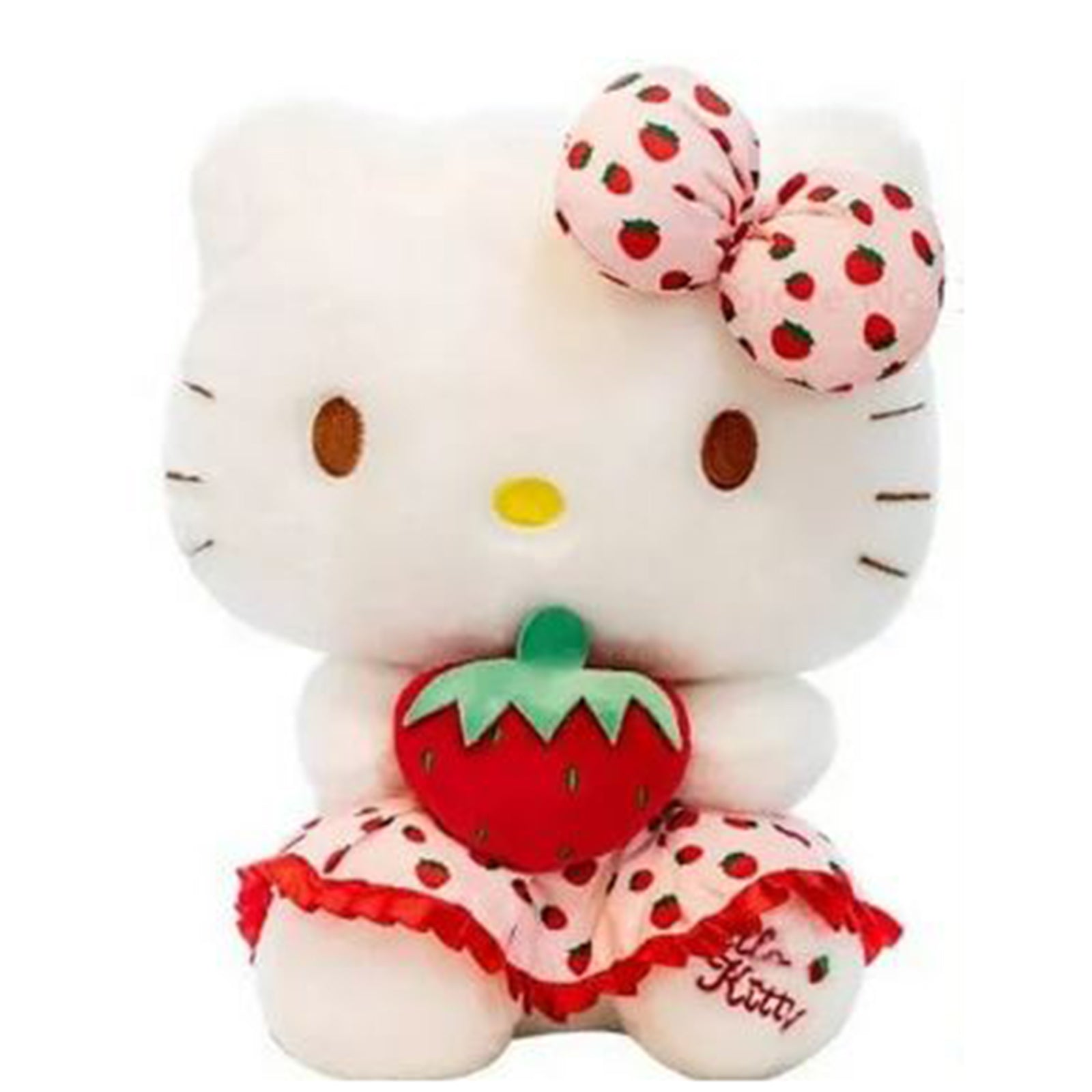Aoger Sanrio Strawberry Series Hello Kitty 8 inch Plush Figure Aoger Sanrio Strawberry Series Hello Kitty 8 inch Plush Figure