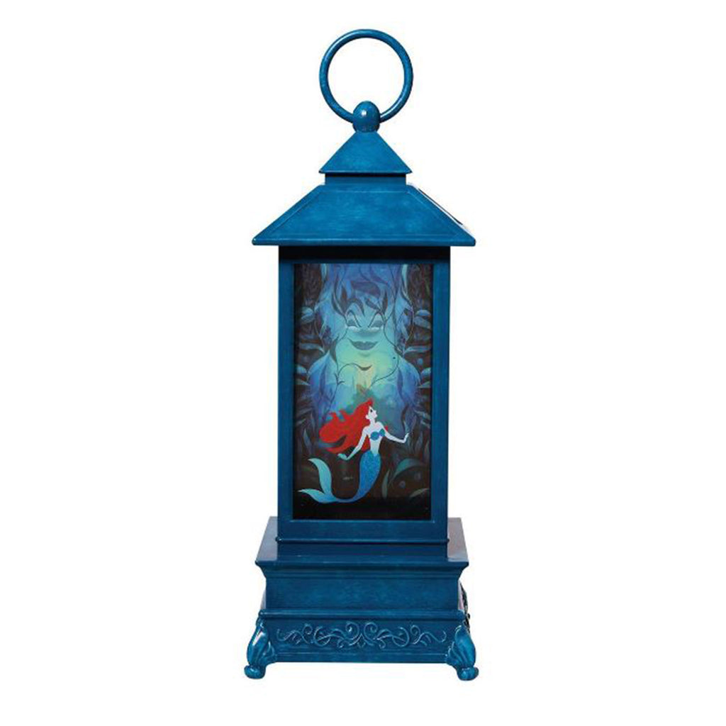 Enesco Disney Showcase Little Mermaid Arial And Ursula Water Lantern With Glitter - Radar Toys