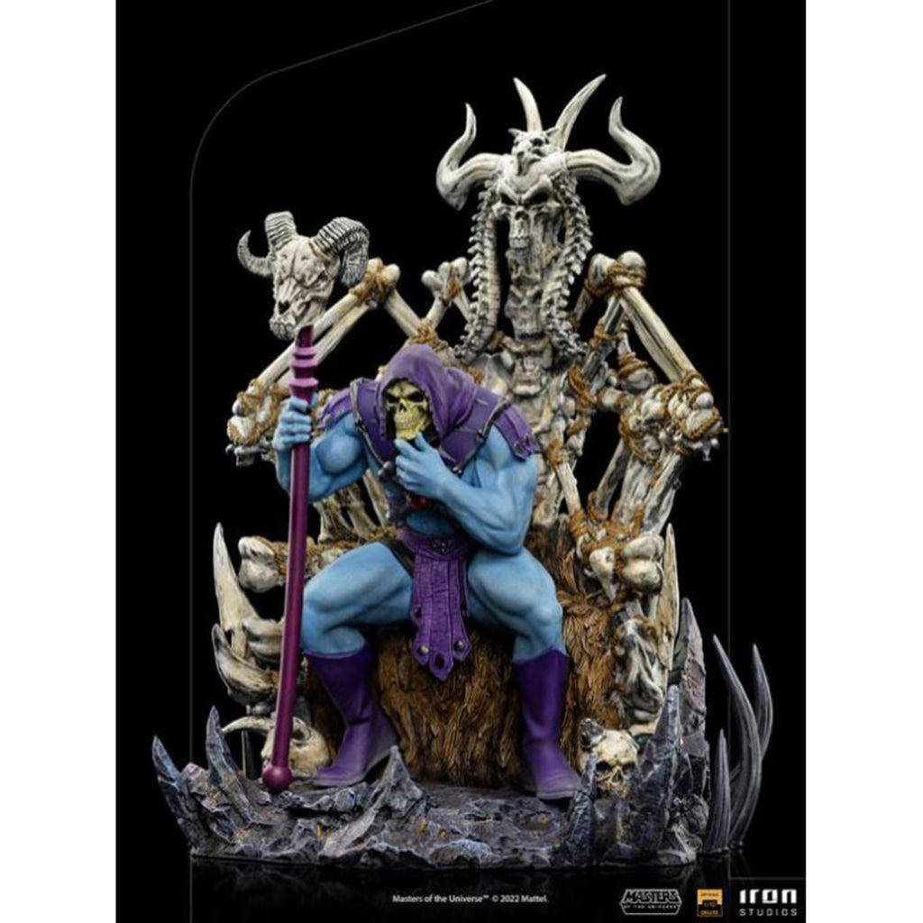 Iron Studios Masters Of The Universe Skeletor On Throne Deluxe Tenth Scale Figure