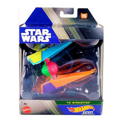 Mattel Hot Wheels Star Wars Prototype Ships Tie Interceptor Diecast Ship - Radar Toys