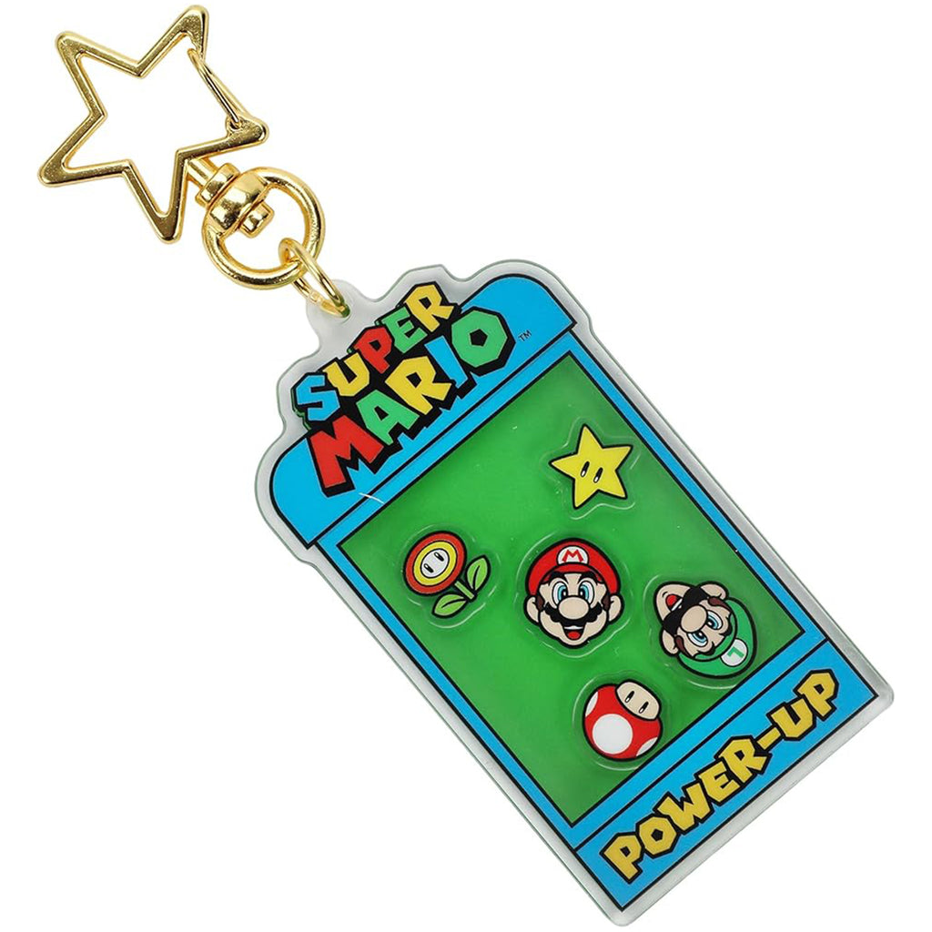 Bioworld Super Mario Characters And Items Acrylic Keychain