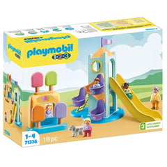 Playmobil 123 Adventure Tower With Ice Cream Stand Building Set - Radar Toys