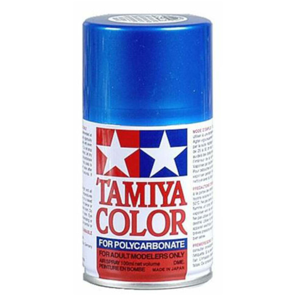 Tamiya Color For Polycarbonate PS-16 Metallic Blue 100mL Spray Paint Can TAM86016