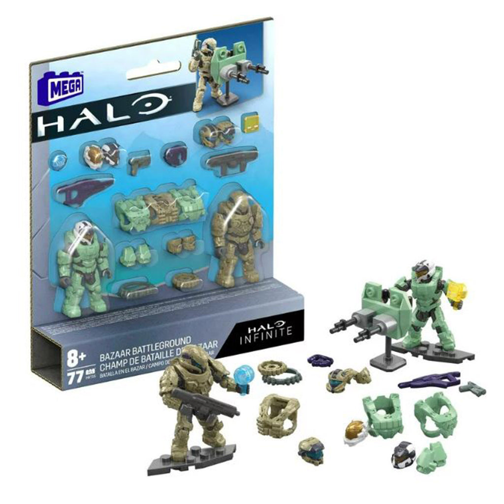 Mega Construx Halo Infinite Bazaar Battleground Building Set