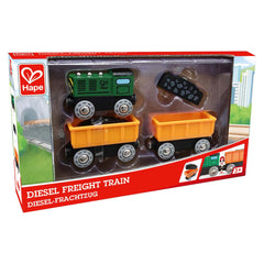Hape Diesel Freight Train Playset - Radar Toys