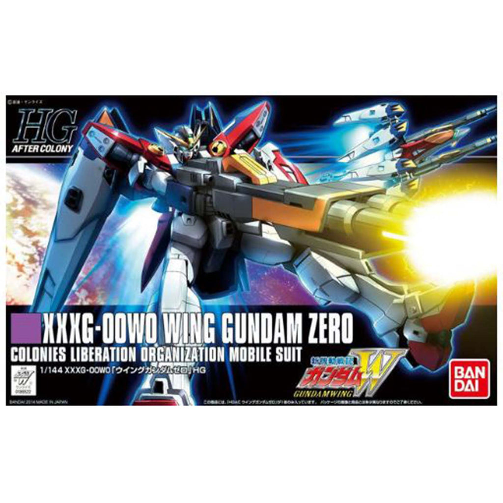 Bandai Gundam Wing HG After Colony Wing Gundam Zero 1:144 Scale Model Kit