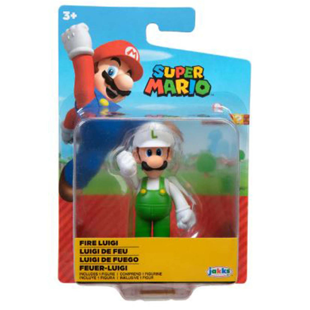 Jakks Pacific Super Mario Fire Luigi Wave 48 Figure