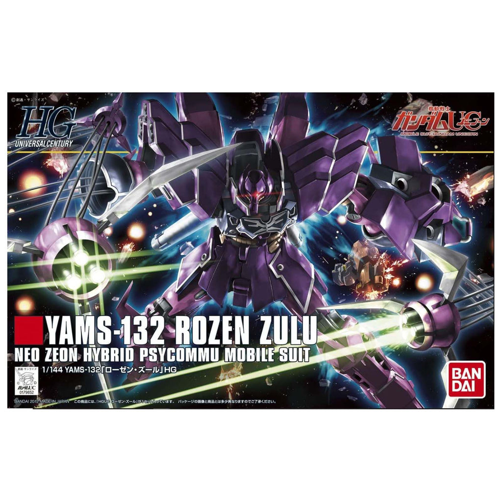 Bandai Gundam HGUC #149 YAMS-132 Rozen Zulu 1:144 Scale Model Kit