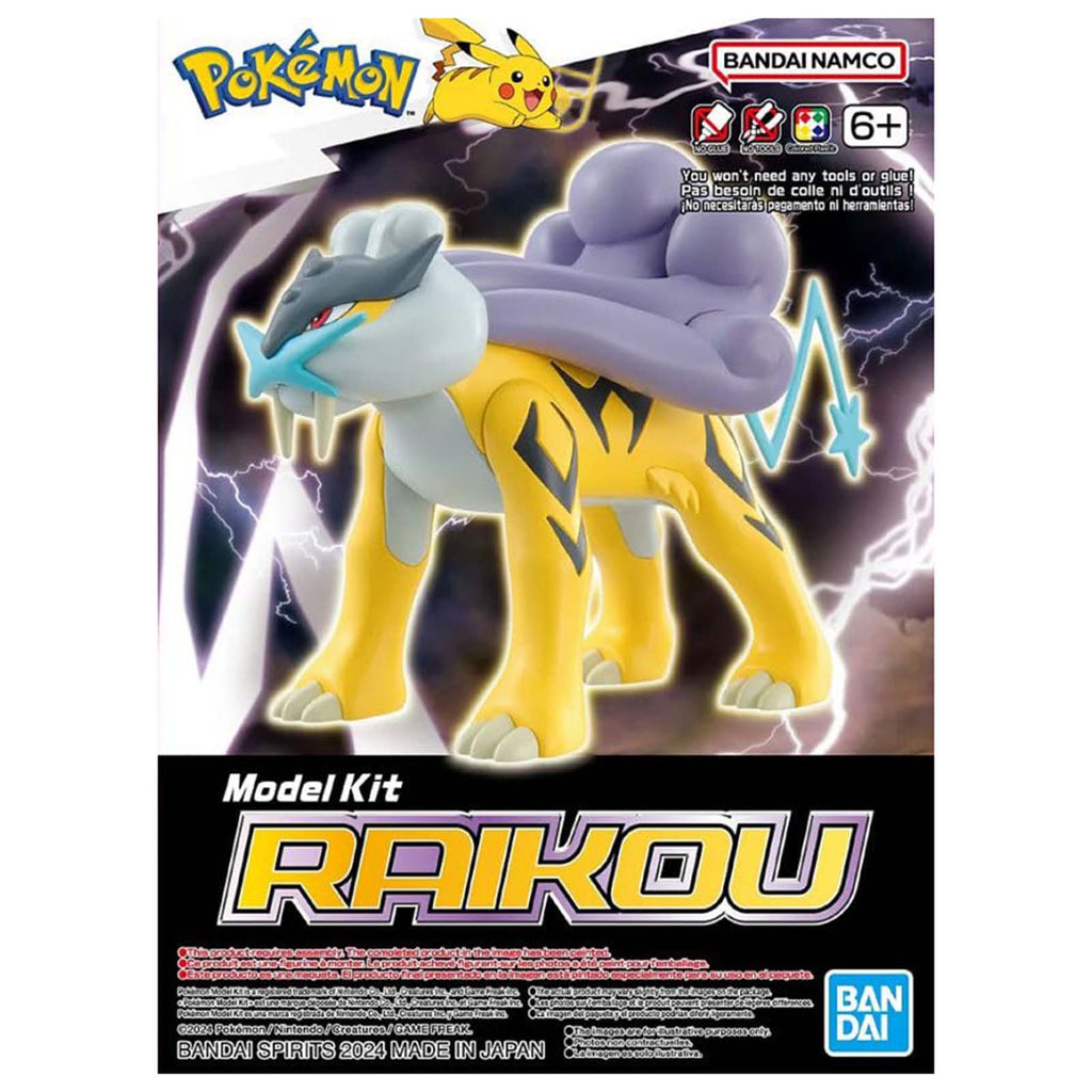 Bandai Pokemon Raikou Hobby Model Kit