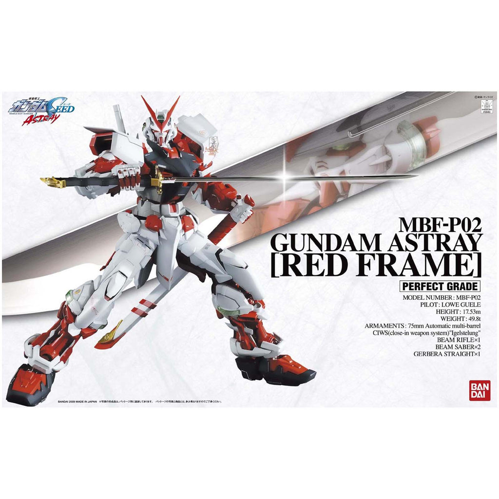 Bandai Gundam PG Gundam Astray Red Frame 1/60 Scale Model Kit