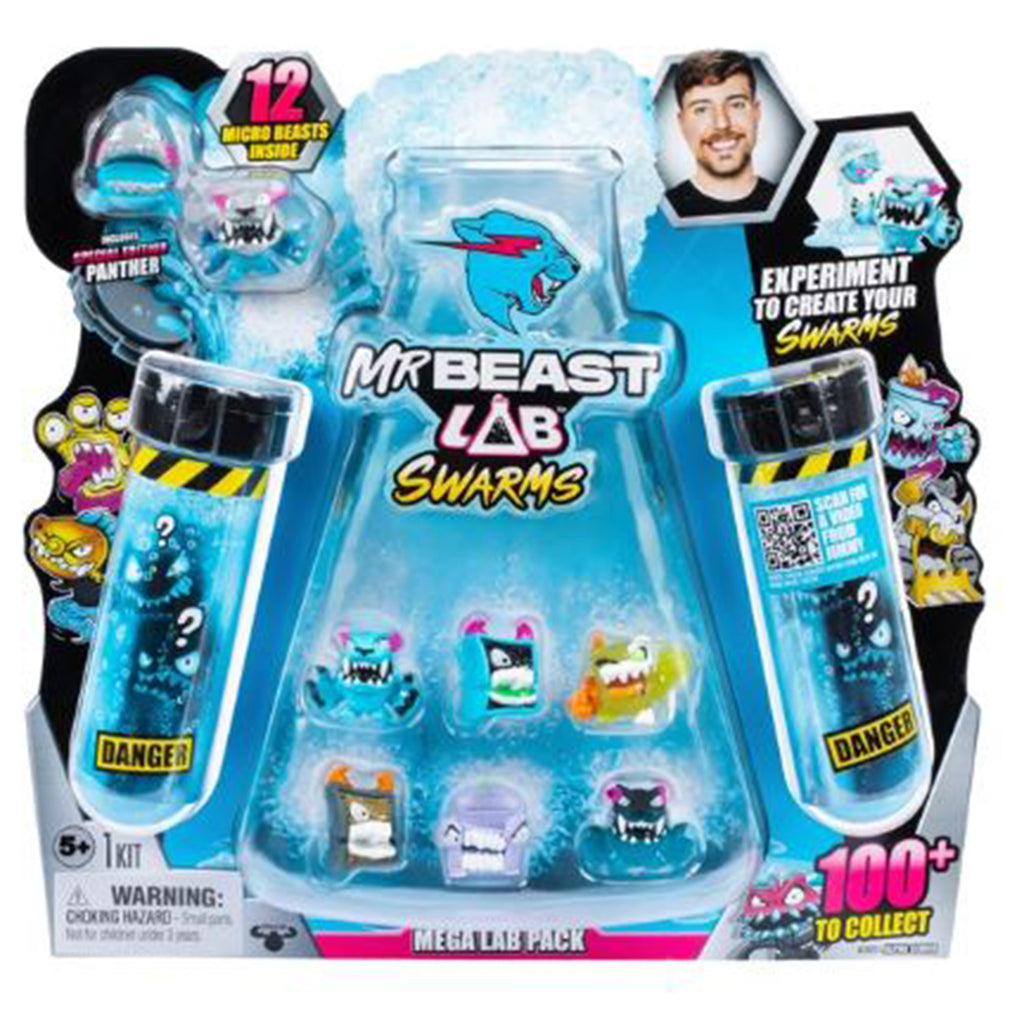 Moose Mr Beast Lab Swarms Blue Opaque Beast Mega Lab Pack