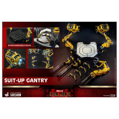 Hot Toys Marvel Iron Man 2 Suit Up Gantry Quarter Scale Set - Radar Toys