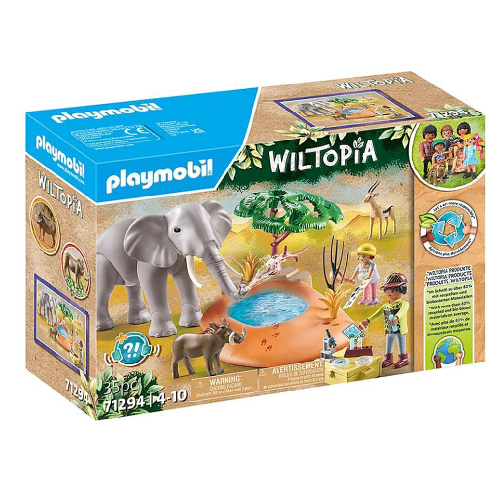Playmobil Wiltopia Elephant At The Waterhole Building Set 71294
