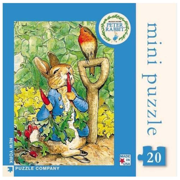New York Puzzle Peter Rabbit 20 Piece Mini Jigsaw Puzzle| Radar Toys