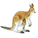 Safari Ltd Kangaroo With Joey Animal Figure 100108 - Radar Toys