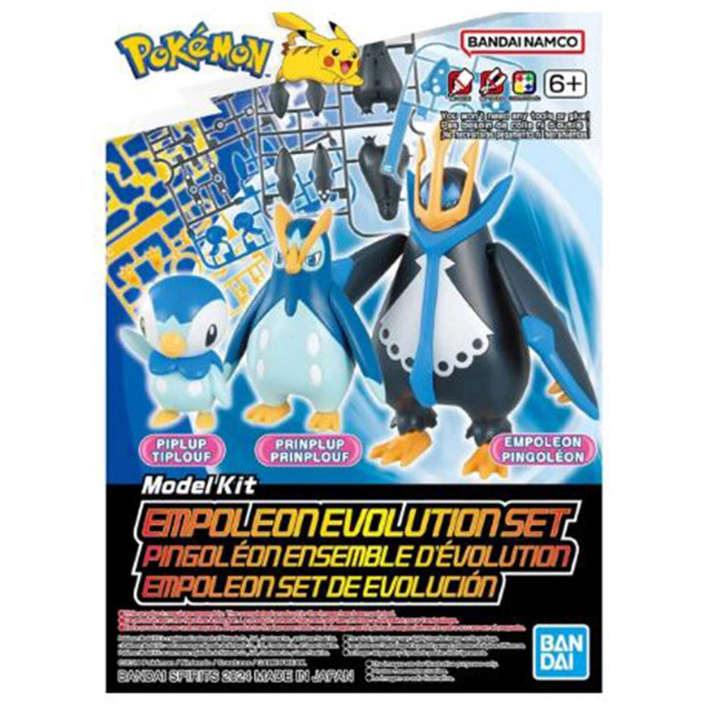 Bandai Pokemon Empoleon Evolution Set Hobby Model Kit