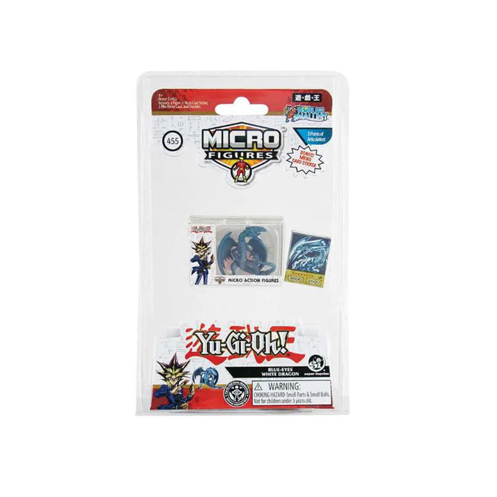 Super Impulse World's Smallest Yu-Gi-Oh Blue-Eyes White Dragon Micro Figure