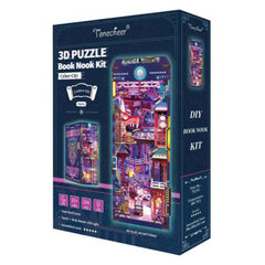 Tonecheer DIY Bookend Cyber City 3D Puzzle Building Set - Radar Toys