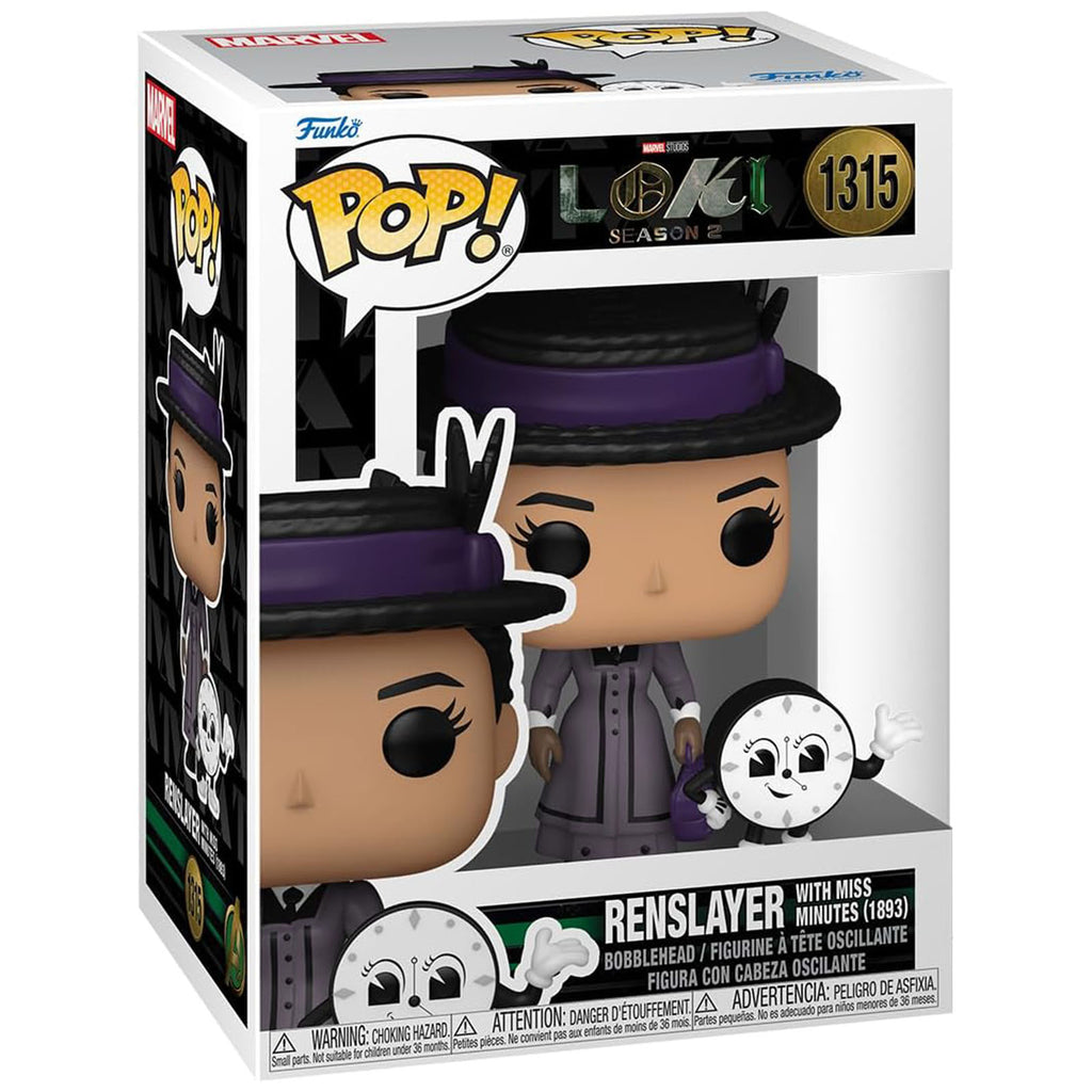Funko Loki Season 2 POP Renslayer With Miss Minutes 1893 Vinyl Figure - Radar Toys