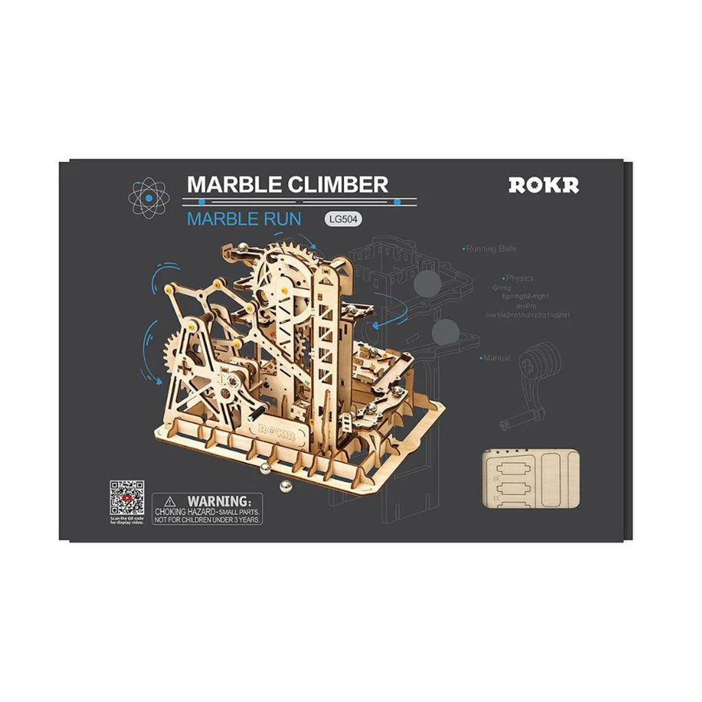 Robotime Rokr Marble Run Marble Climber Wooden Model Kit