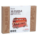 Robotime Rolife 3D Puzzle Creation Set London Tour Bus Building Set - Radar Toys