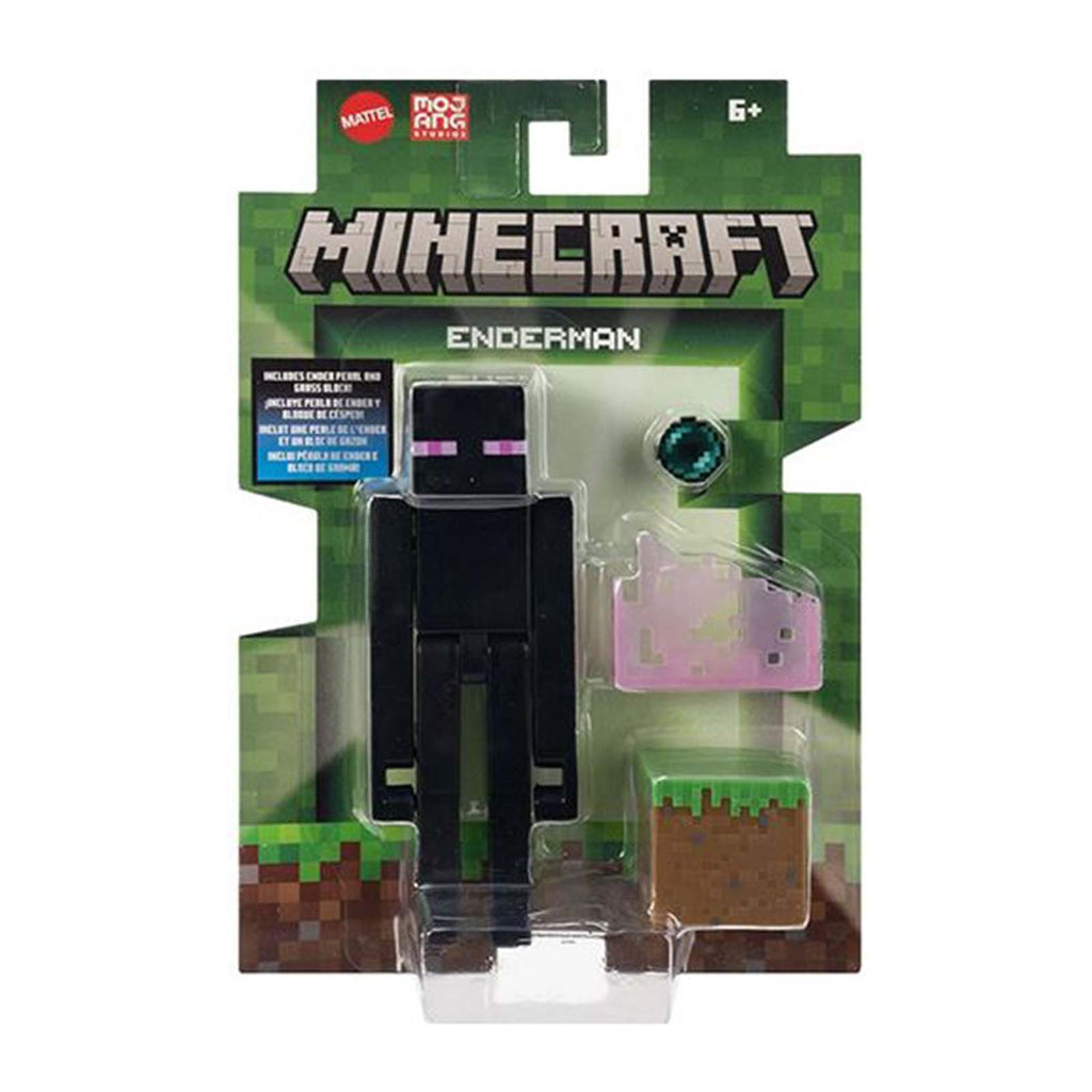 Mattel Minecraft Craft A Block Enderman Figure