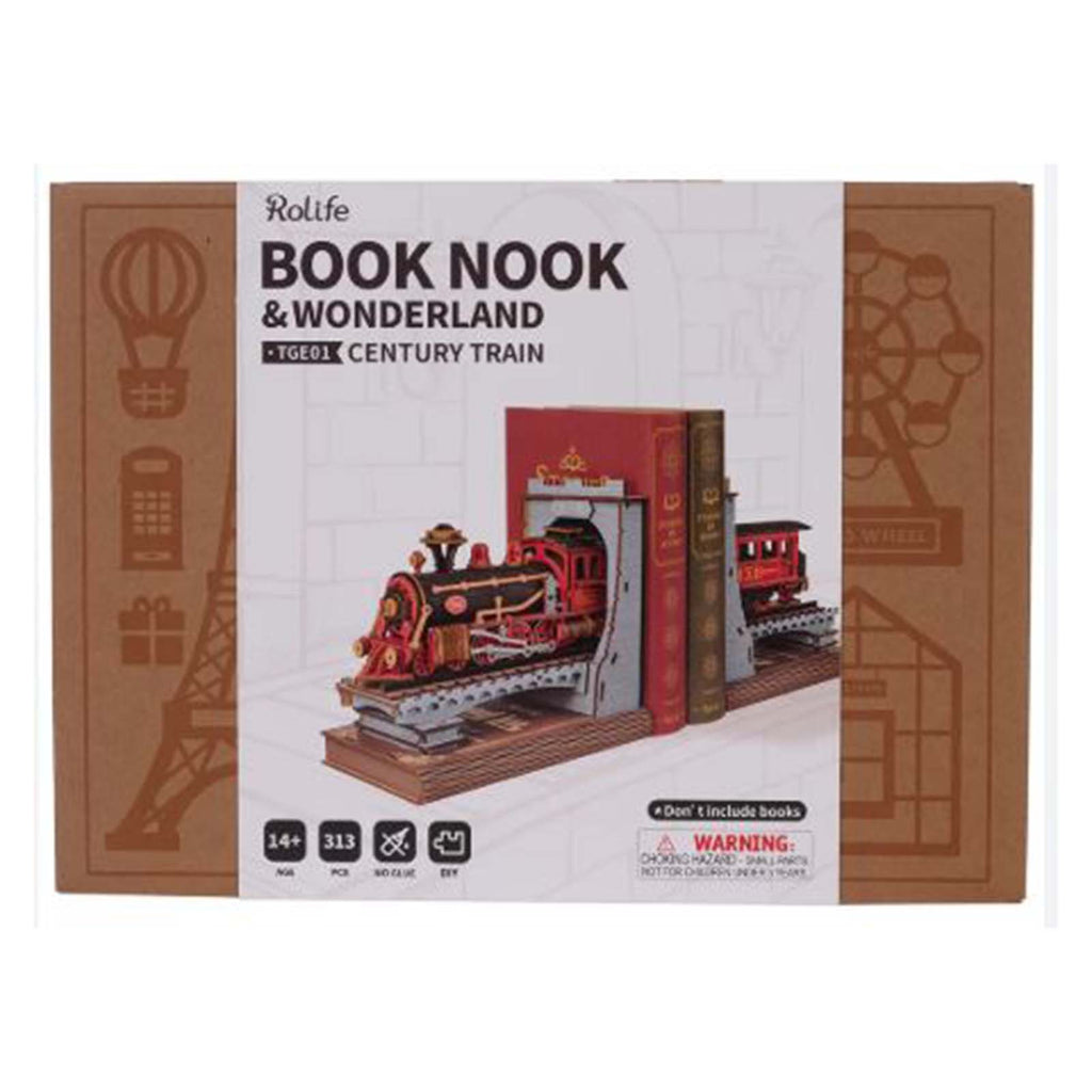 Robotime Rolife Book Nook And Wonderland Century Train Building Set