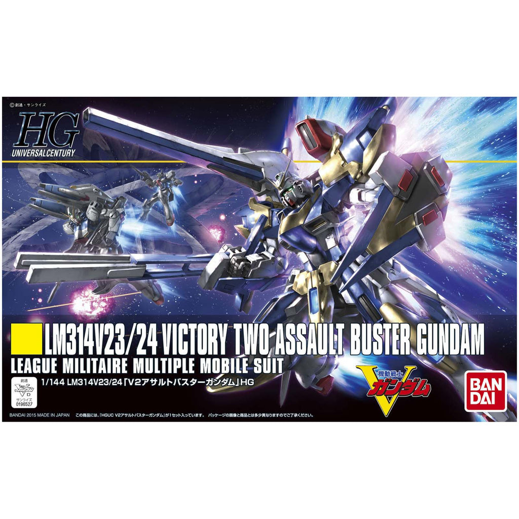 Bandai Victory Gundam HGUC Victory Two Assault Buster Gundam 1:144 Scale Model Kit