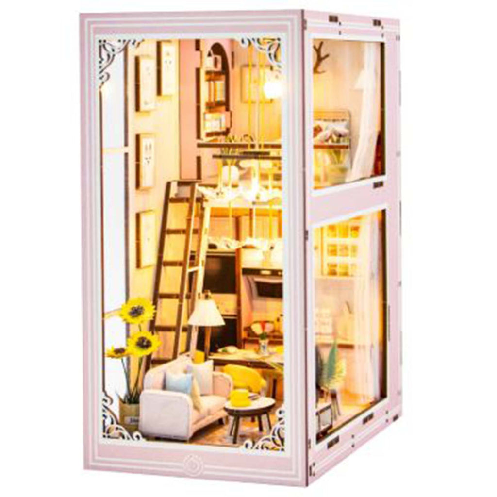 CuteBee Pink Loft DIY Book Nook Kit