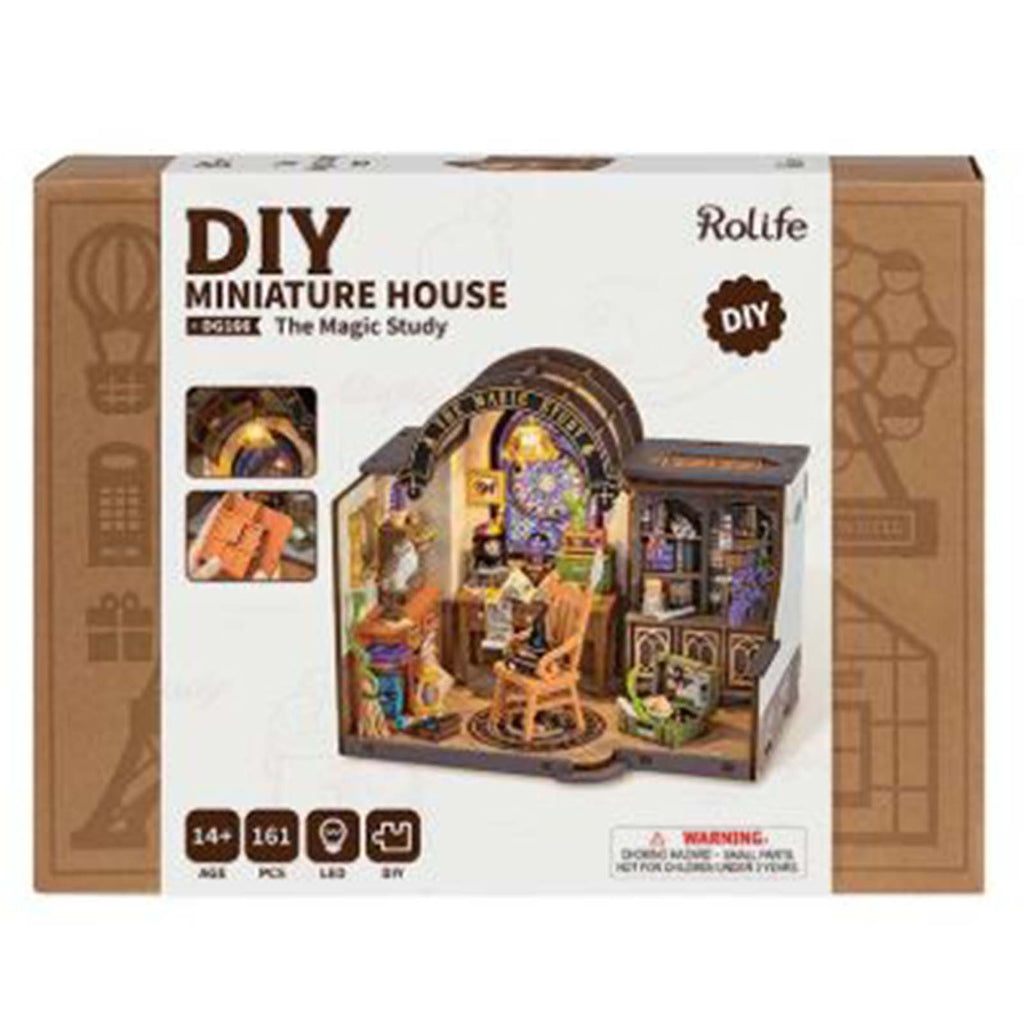 Robotime Rolife DIY Miniature House The Magic Study Building Set